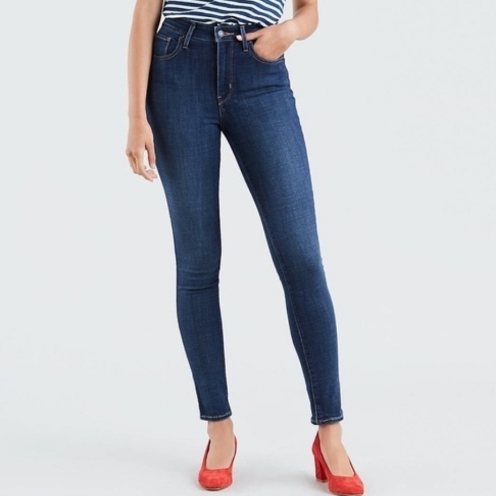Levi's 721 High Rise Skinny Jeans Size-26